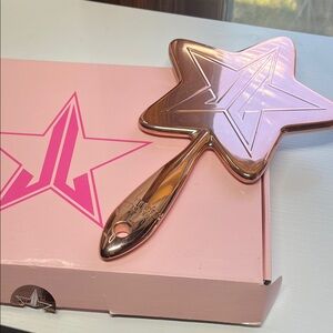 Jeffree Star Rose Gold Star-Shaped Hand Mirror